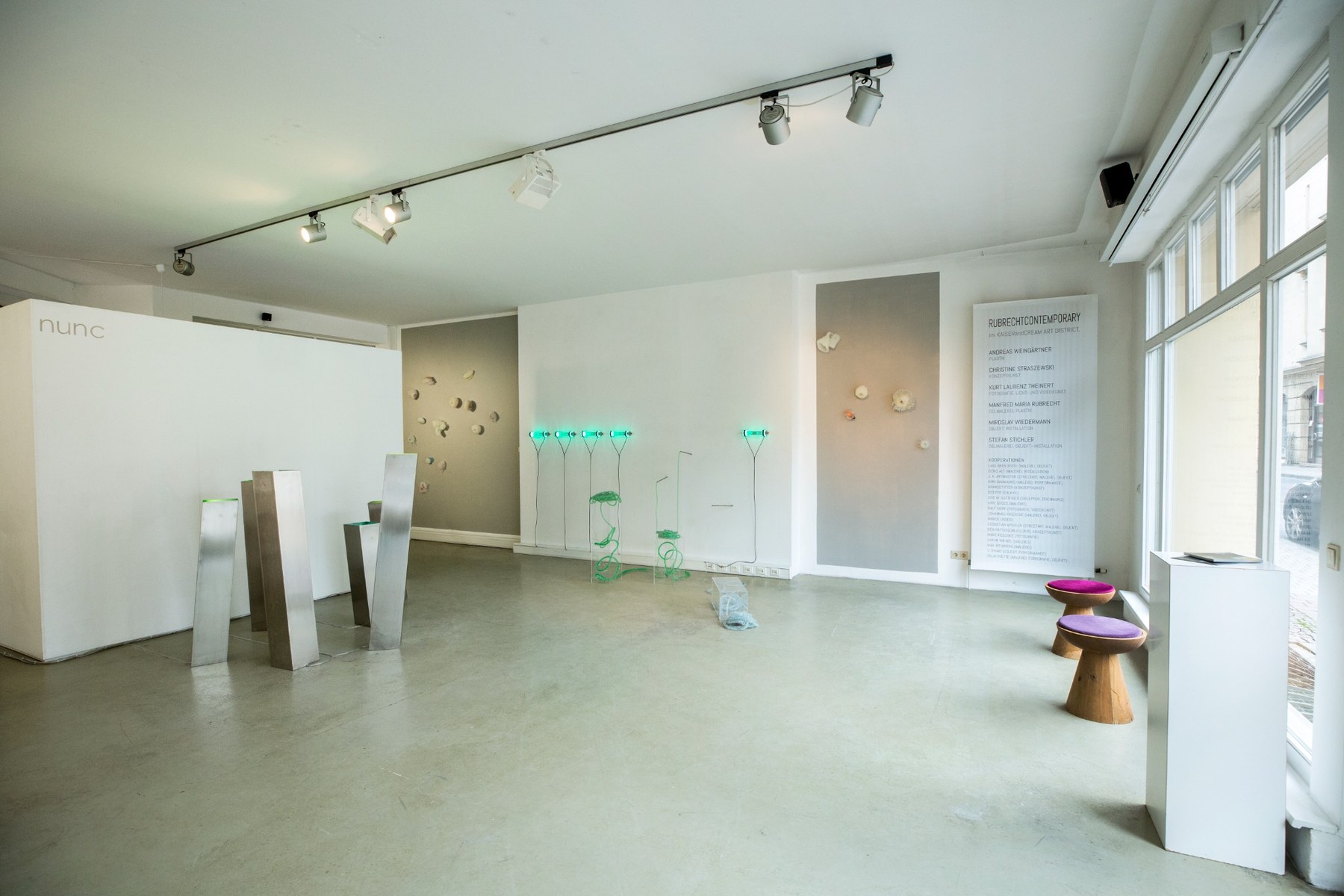 nunc, Ausstellungsansicht, 2017